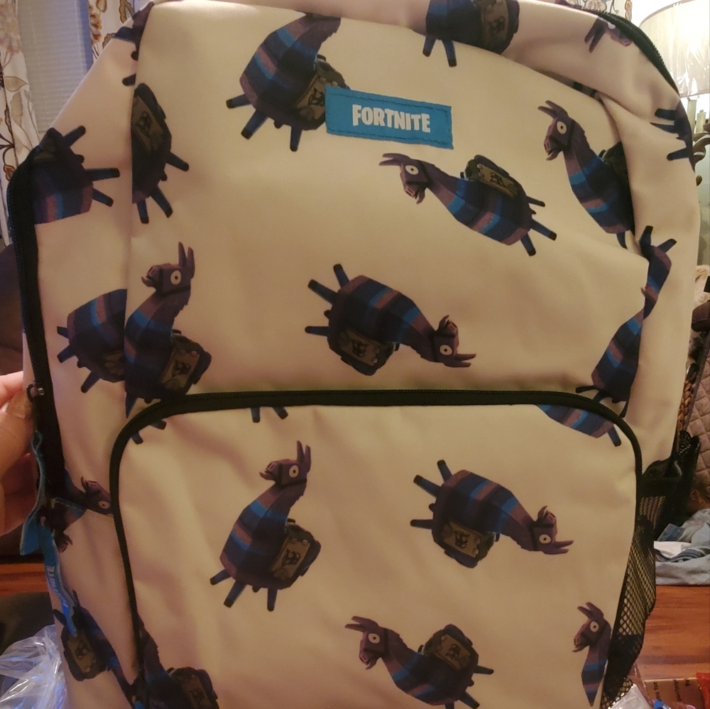Fortnite Llama Backpack and lunch box